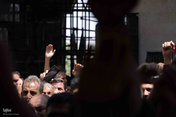 تشییع پیکر دو شهید قرآن آموز در تبریز