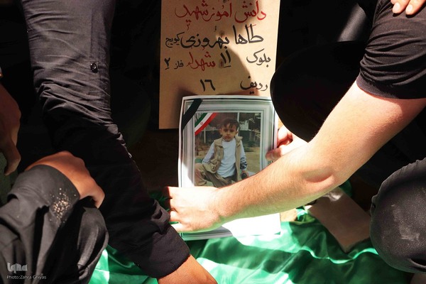 تشییع پیکر دو شهید قرآن آموز در تبریز