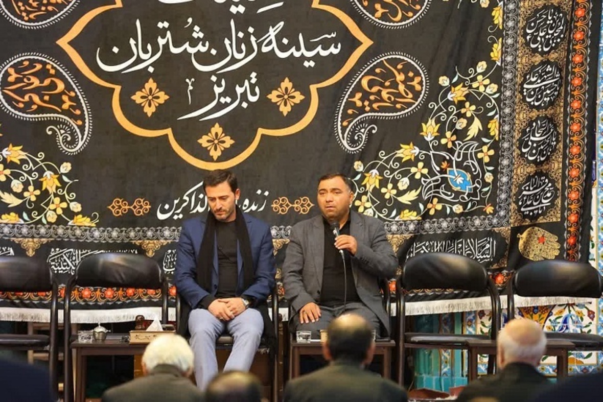 حضور امام جمعه تبریز در هیئت زنجیر زنان محله خیابان