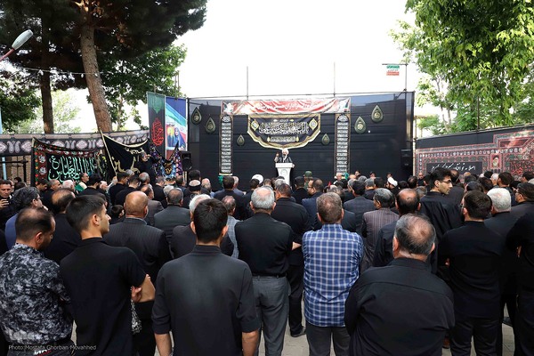 تجمع بزرگ عزاداران حسینی در شهرستان اهر