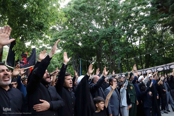 تجمع بزرگ عزاداران حسینی در شهرستان اهر