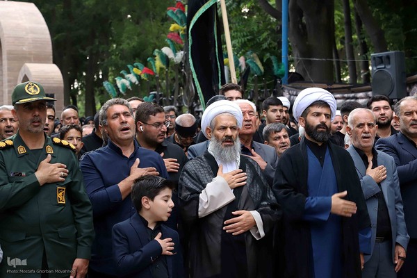 تجمع بزرگ عزاداران حسینی در شهرستان اهر