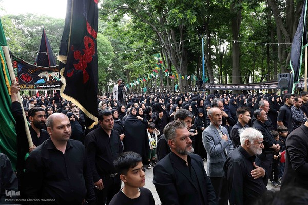 تجمع بزرگ عزاداران حسینی در شهرستان اهر