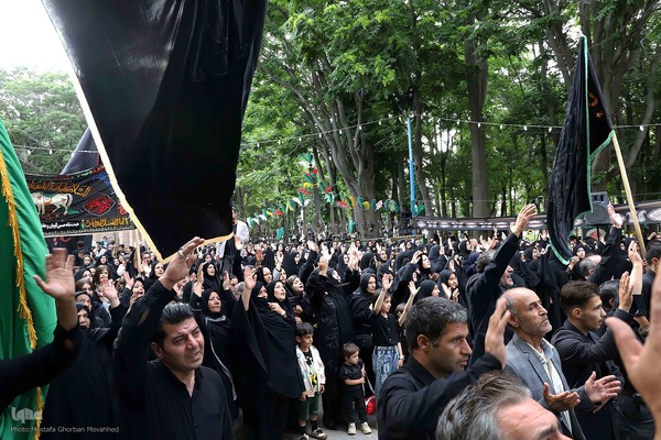 تجمع بزرگ عزاداران حسینی در شهرستان اهر