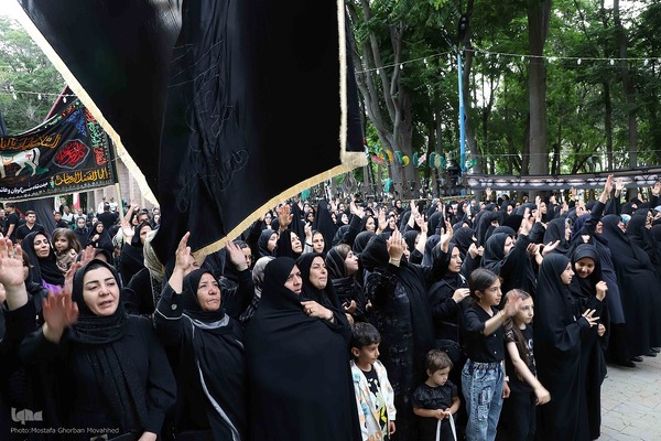 تجمع بزرگ عزاداران حسینی در شهرستان اهر