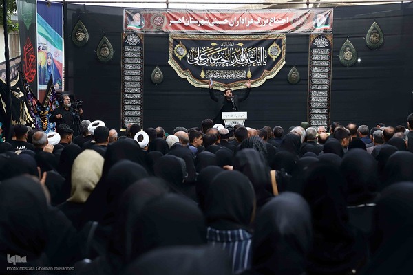 تجمع بزرگ عزاداران حسینی در شهرستان اهر