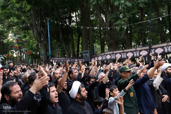 تجمع بزرگ عزاداران حسینی در شهرستان اهر