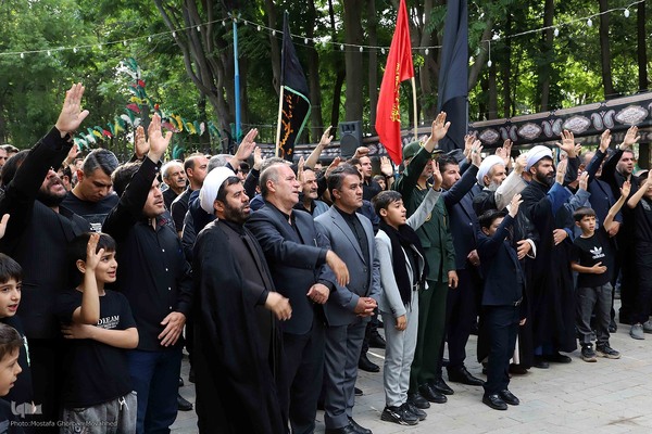 تجمع بزرگ عزاداران حسینی در شهرستان اهر