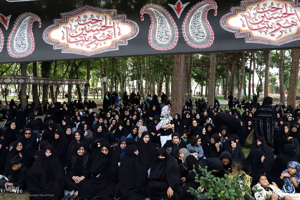 تجمع بزرگ عزاداران حسینی در شهرستان اهر