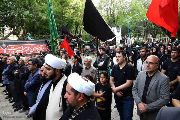تجمع بزرگ عزاداران حسینی در شهرستان اهر