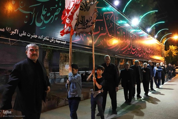 حال و هوای شب های محرم در هیات های عزاداری حضرت امام حسین (ع) در اهر