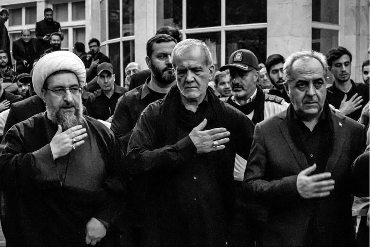 حضور رئیس جمهور در عزاداری تاسوعای حسینی در تبریز