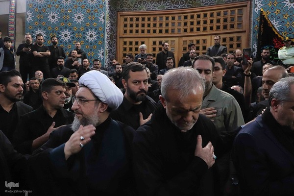 عژاداری تاسوعای حسینی با حضور رئیس جمهور در تبریز