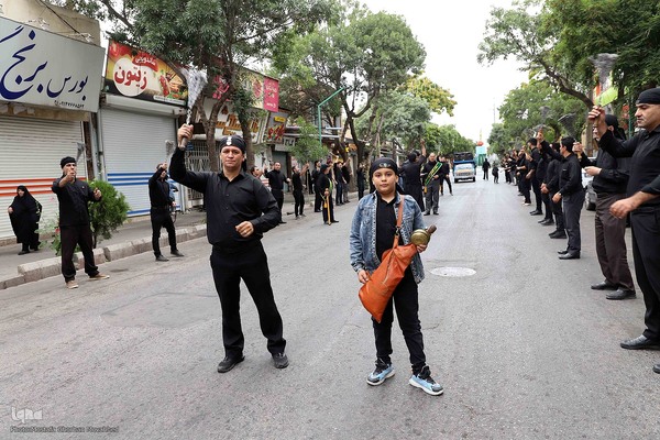 مراسم عزاداری عاشورای حسینی در شهرستان اهر