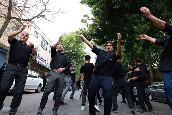 مراسم عزاداری عاشورای حسینی در شهرستان اهر