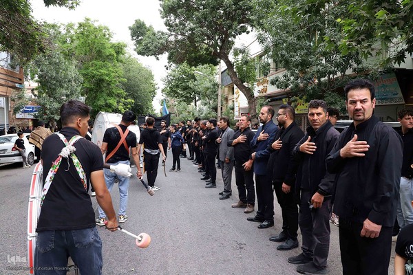 مراسم عزاداری عاشورای حسینی در شهرستان اهر