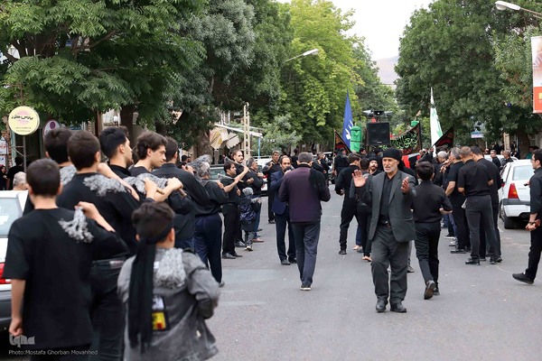 مراسم عزاداری عاشورای حسینی در شهرستان اهر