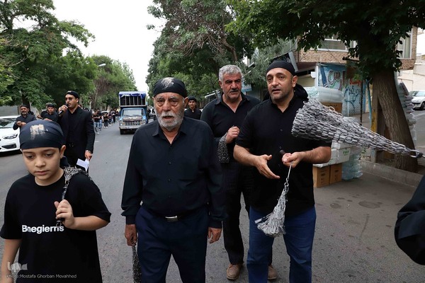 مراسم عزاداری عاشورای حسینی در شهرستان اهر