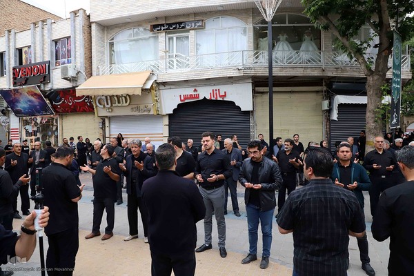 مراسم عزاداری عاشورای حسینی در شهرستان اهر