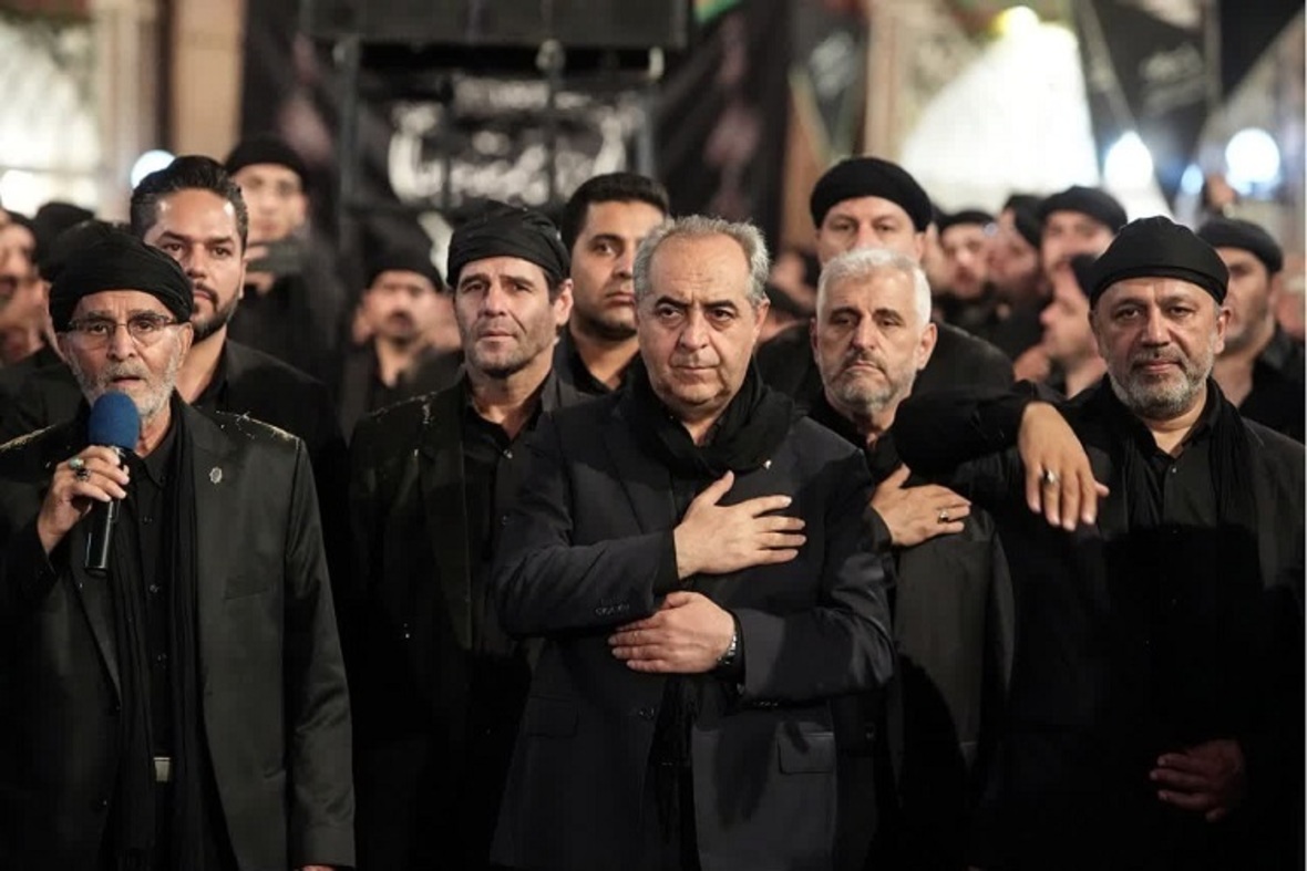 حضور استاندار آذربایجان شرقی در عزاداری بازار تبریز