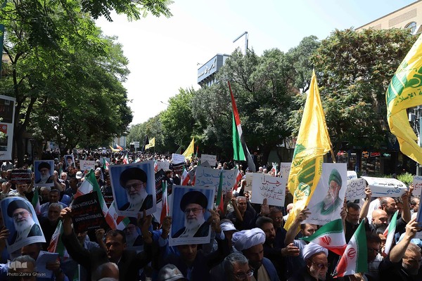 راهپیمایی جمعه خشم در تبریز