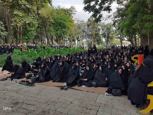 مراسم قرائت زیارت اربعین در اهر