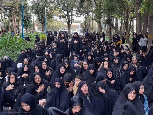 مراسم قرائت زیارت اربعین در اهر