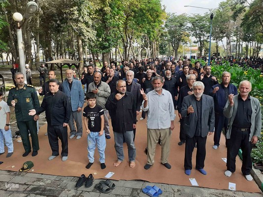 مراسم قرائت زیارت اربعین در اهر