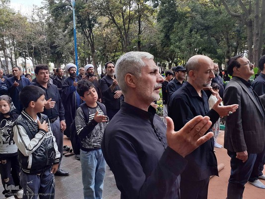 مراسم قرائت زیارت اربعین در اهر