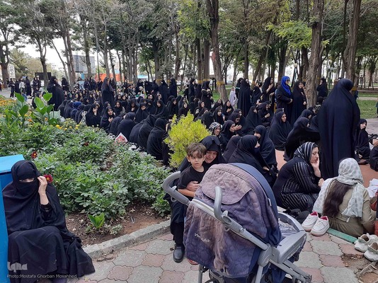 مراسم قرائت زیارت اربعین در اهر