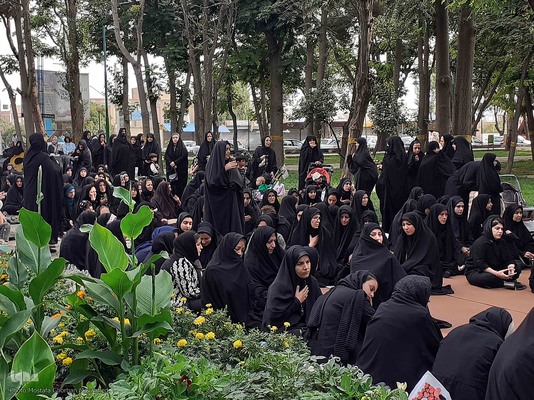 مراسم قرائت زیارت اربعین در اهر