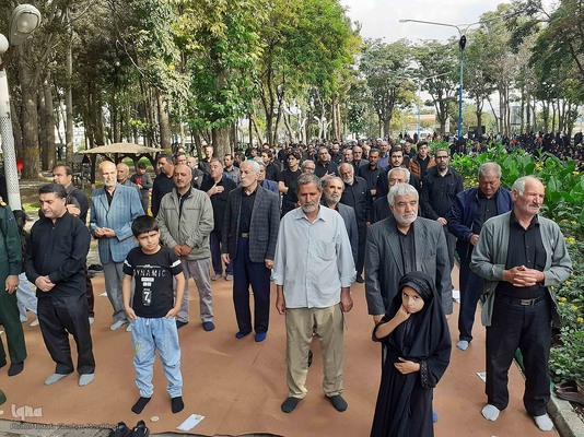 مراسم قرائت زیارت اربعین در اهر