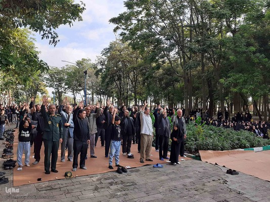 مراسم قرائت زیارت اربعین در اهر