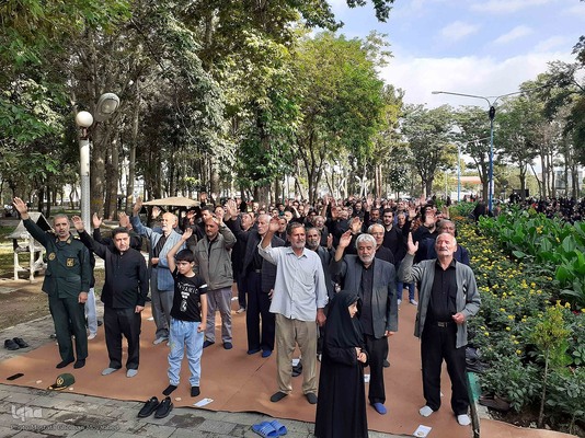 مراسم قرائت زیارت اربعین در اهر