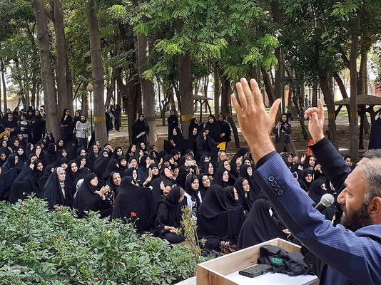 مراسم قرائت زیارت اربعین در اهر