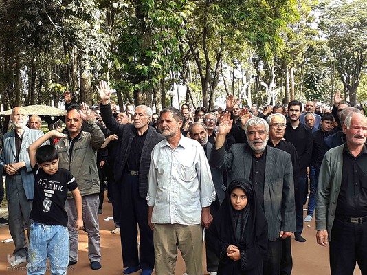 مراسم قرائت زیارت اربعین در اهر