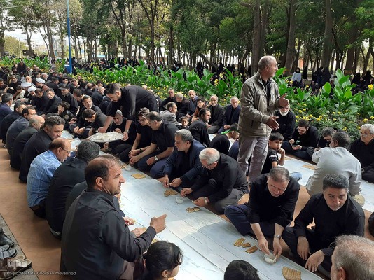 مراسم قرائت زیارت اربعین در اهر