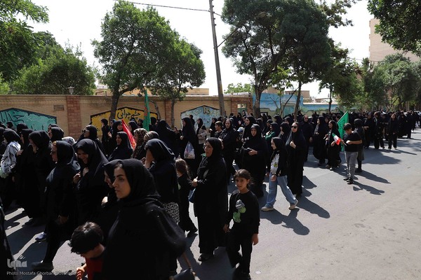 مراسم جاماندگان اربعین حسینی در اهر