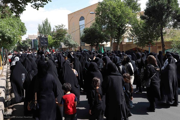 مراسم جاماندگان اربعین حسینی در اهر