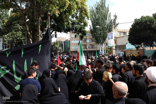 مراسم جاماندگان اربعین حسینی در اهر