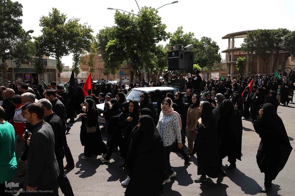 مراسم جاماندگان اربعین حسینی در اهر