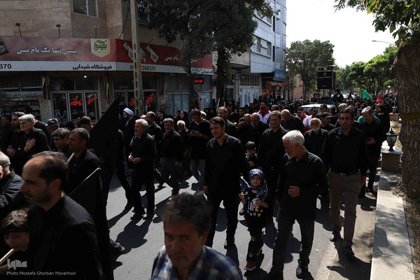 مراسم جاماندگان اربعین حسینی در اهر