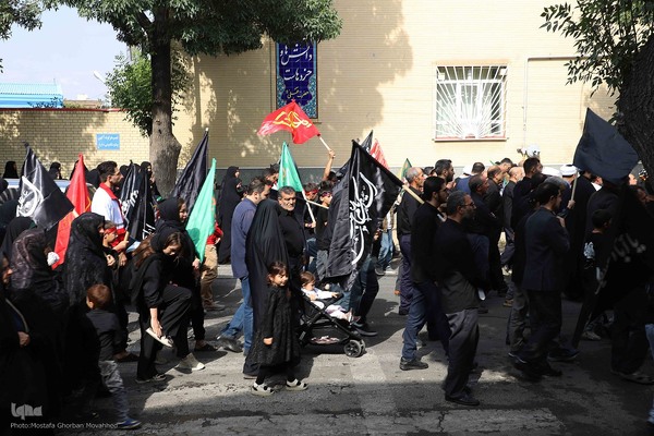 مراسم جاماندگان اربعین حسینی در اهر