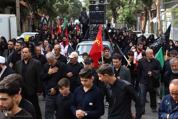 مراسم جاماندگان اربعین حسینی در اهر