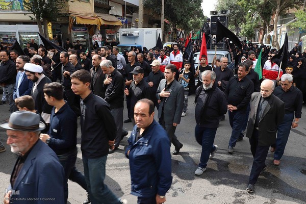 مراسم جاماندگان اربعین حسینی در اهر