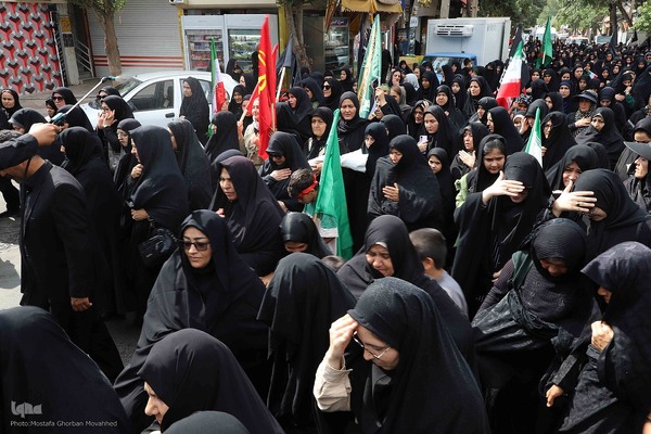 مراسم جاماندگان اربعین حسینی در اهر