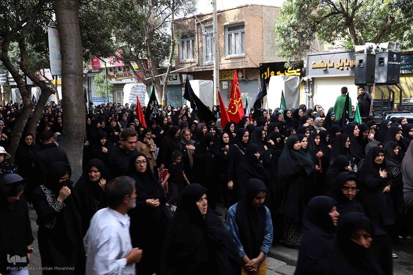 مراسم جاماندگان اربعین حسینی در اهر