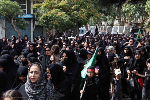 مراسم جاماندگان اربعین حسینی در اهر