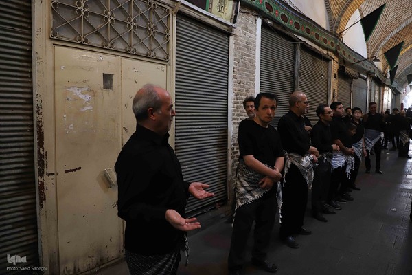 عزاداری اربعین حسینی در بزرگترین بازار مسقف جهان