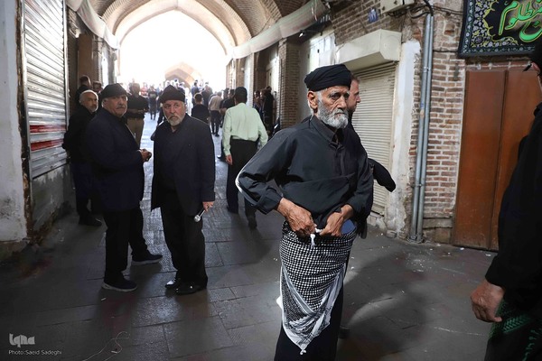 عزاداری اربعین حسینی در بزرگترین بازار مسقف جهان